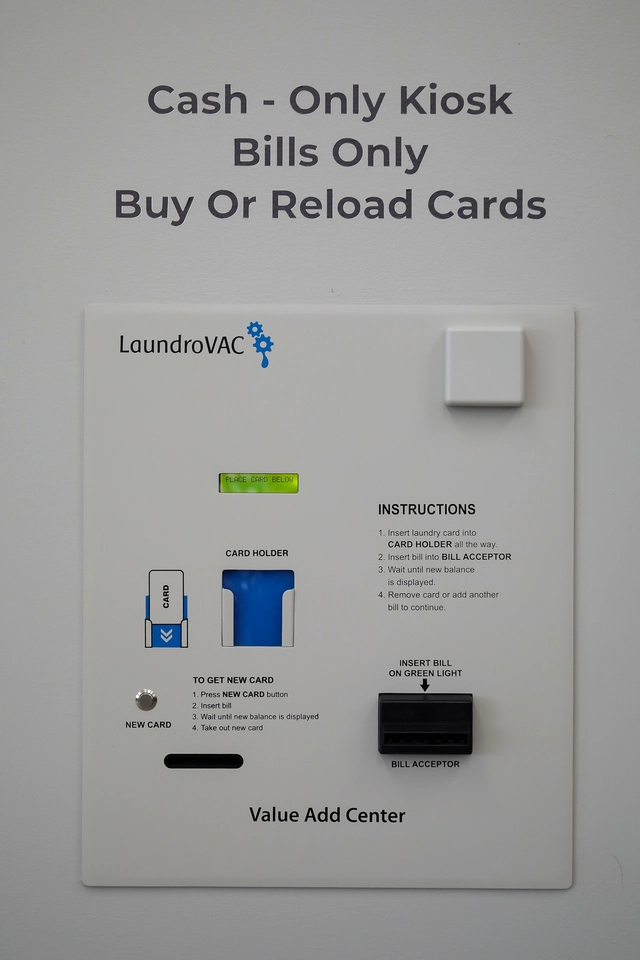 Full Service Laundry Card Kiosk